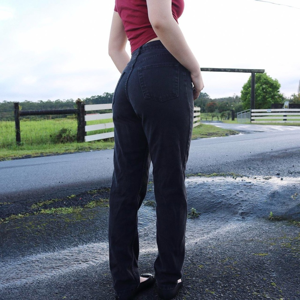 Vintage GAP Black Classic Fit Mom Jeans